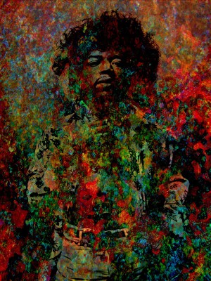 Jimi Hendrix: Standing At The Watchtower Portrait