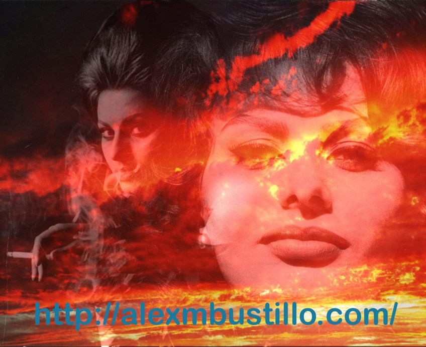 Sofia Loren Villani Scicolone Sunset