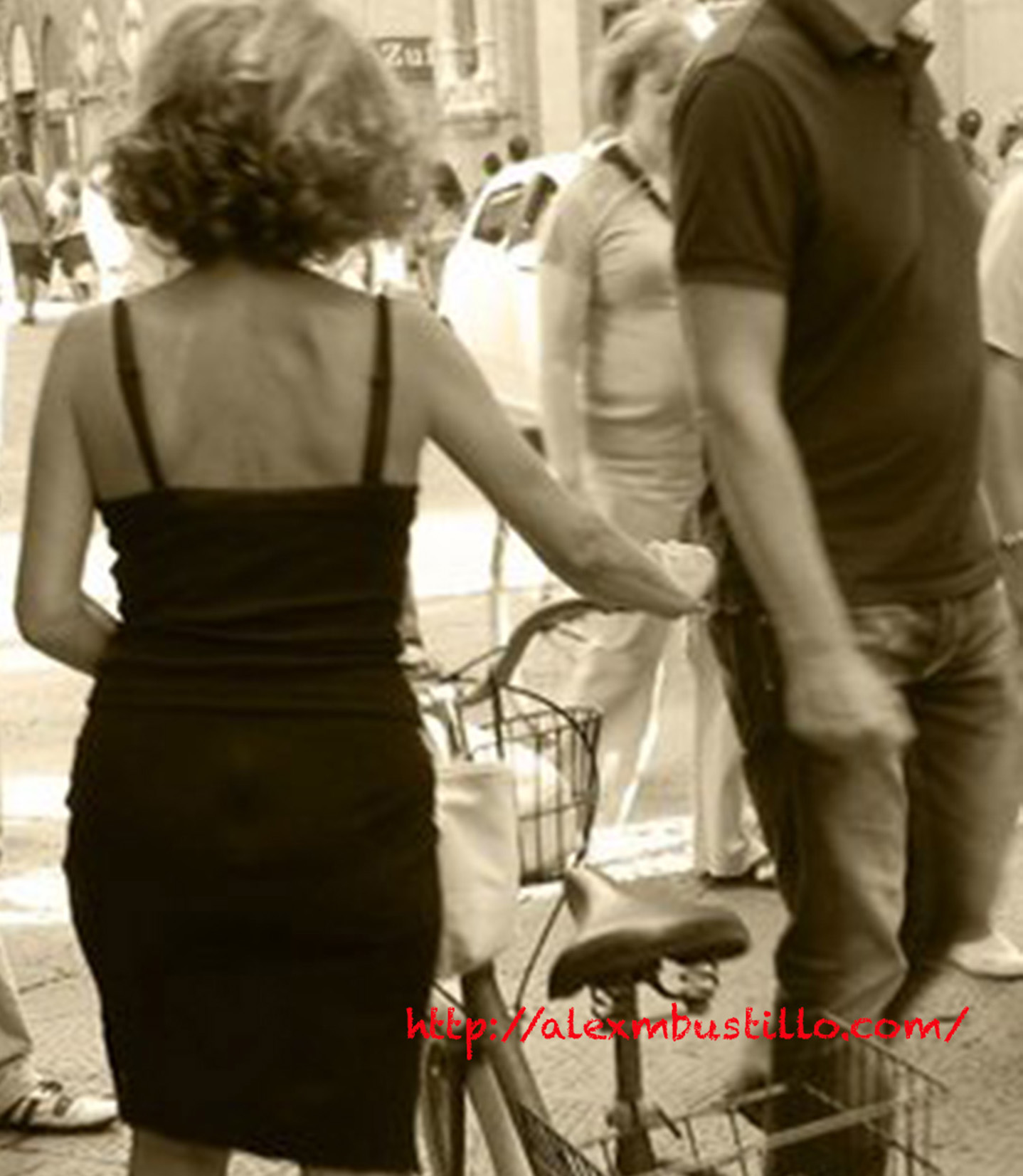 Woman With Bicycle, Florence