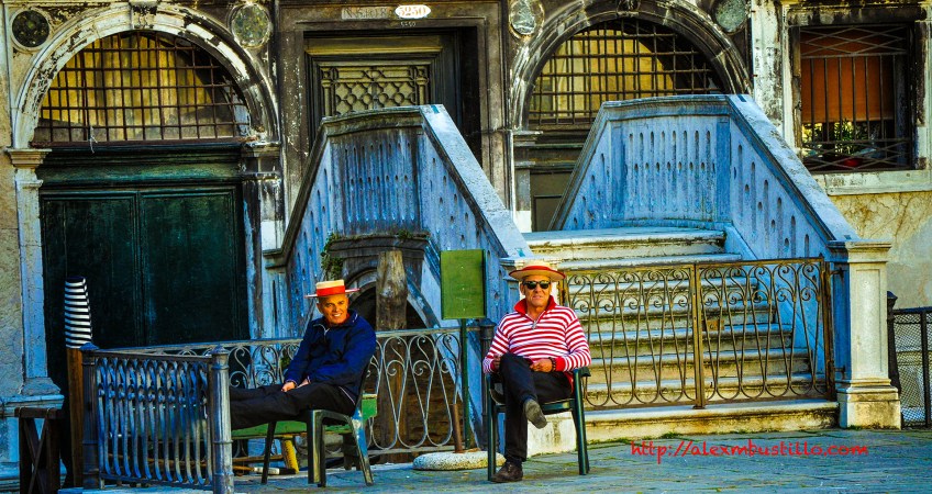 Strolling in Venice with The Gondolieri