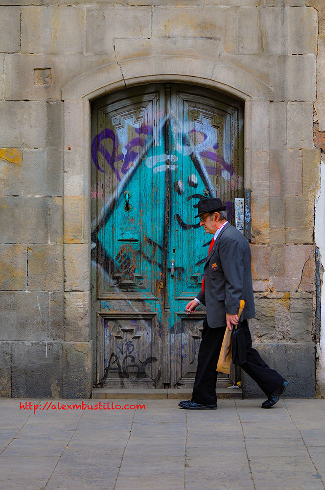 Portrait: Barcelona Walking From La Rambla