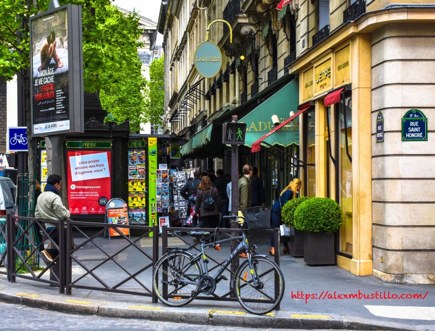 Rue Royale at Rue Saint Honoré Paris, France