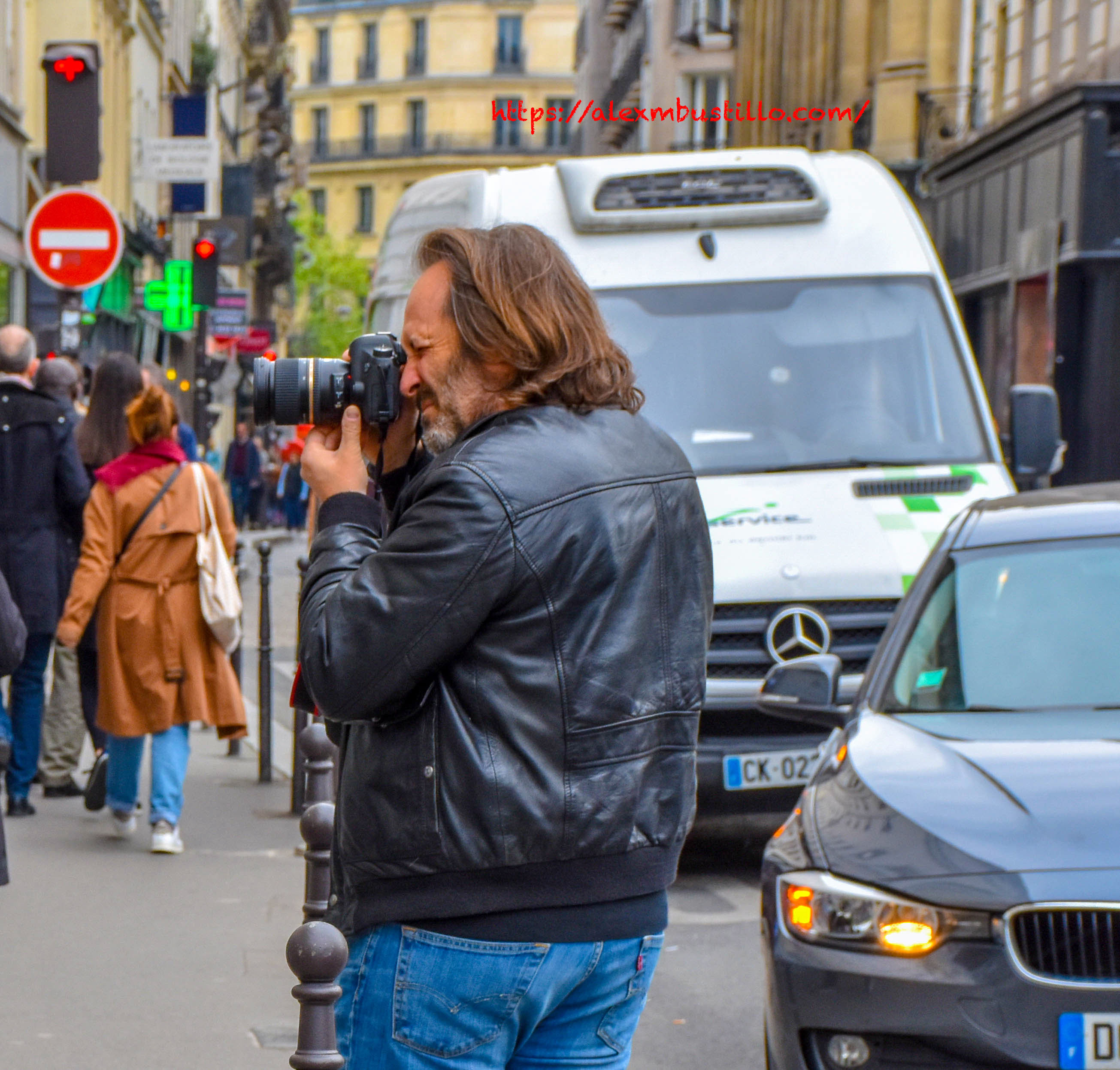 Photographing The Photographer Boulevard de la Madeleine, 75009 Paris, France