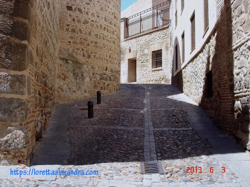 On a walking tour of the Old Jewish district, Toledo, Spain.