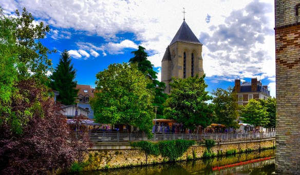 Cathédrale Saint-Spire de Corbeil-Essonnes As Seen From 1 Rue Feray, Corbeil-Essonnes, France