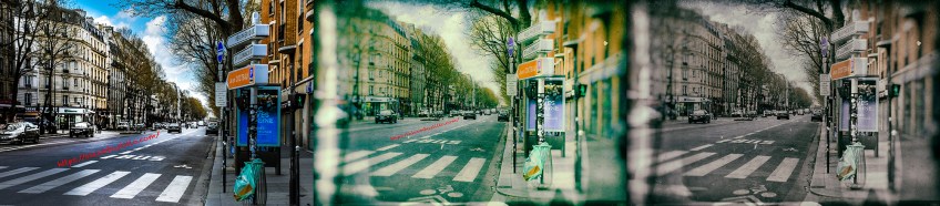 Triptych Blv Ornano Paris, France