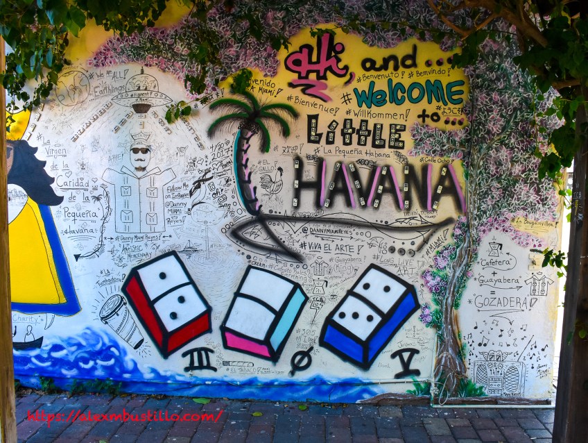 Little Havana Portrait - Wall Graffiti
