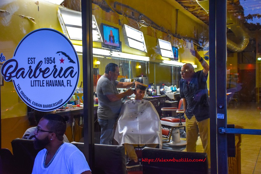 Little Havana Street Portrait - La Barberia Est 1954, Little Havana, Miami, FL