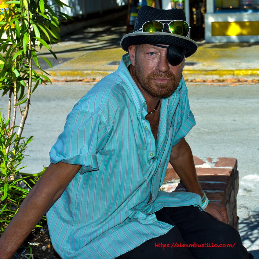 Street Portrait, Key West, Florida