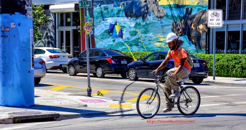 Wynwood, Miami, Florida - Biking In Wynwood Portrait