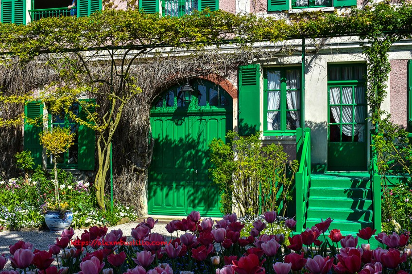 Giverny Facade Maison Claude Monet