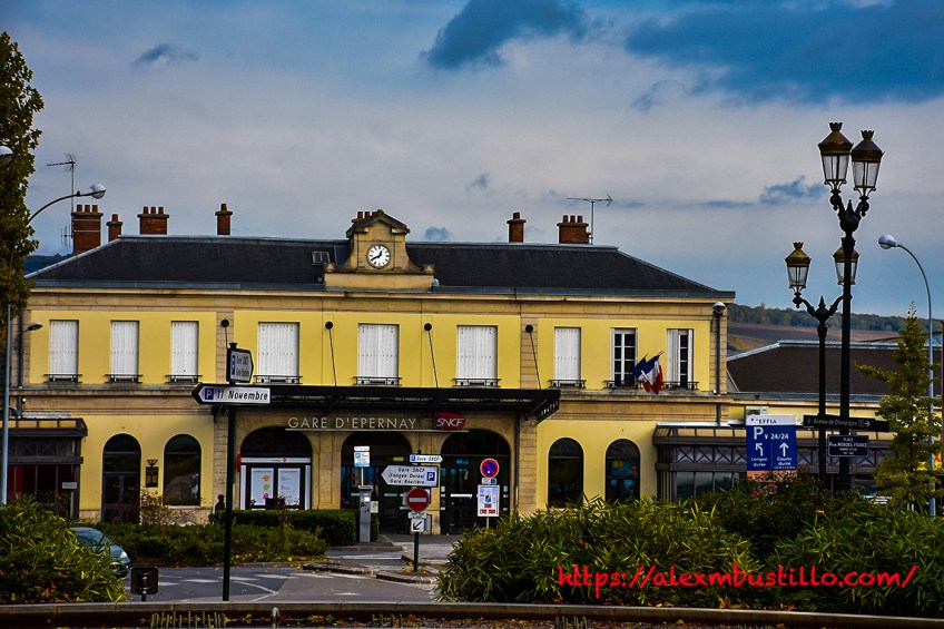 Train Station, Centre-Ville, Épernay, France