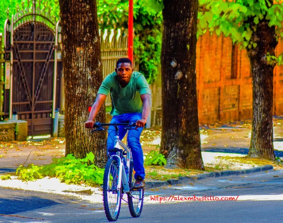 Racing In The Streets of Vittorio Veneto, Treviso, Veneto, Italy