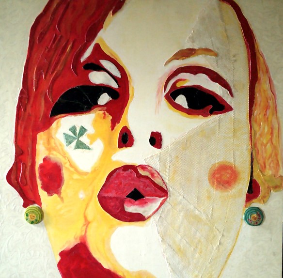 TWIGGY FOREVER Carla Bertoli Tecnica mista 90x90-2011