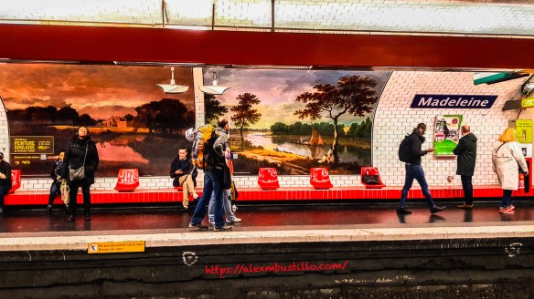 Metro Madeleine, Ligne 10 Paris RATP