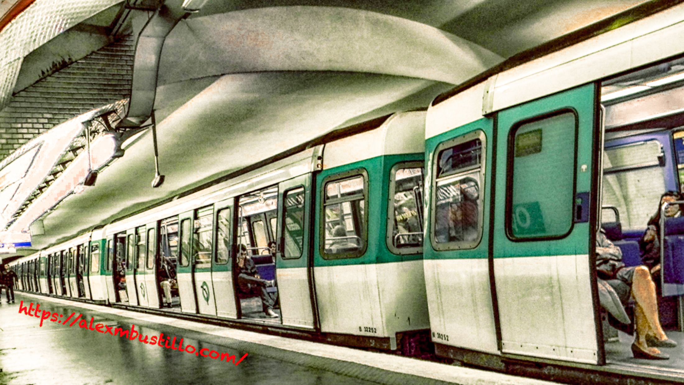 RATP Metro Station Paris France