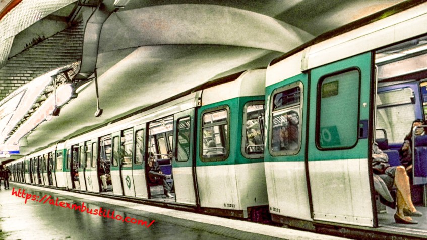Grands Boulevards RATP Metro Station Paris France