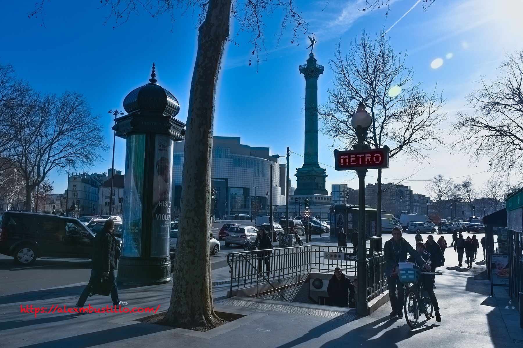 Place de La Bastille, Paris, France