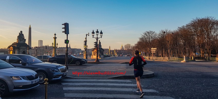 Running, Place de la Concorde, Paris
