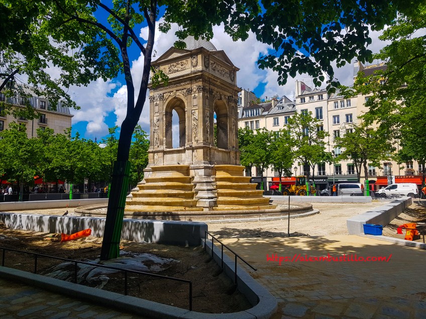 Fontaine des Innocents 2, rue des Innocents et rue Saint-Denis, quartier des Halles, Paris 1er