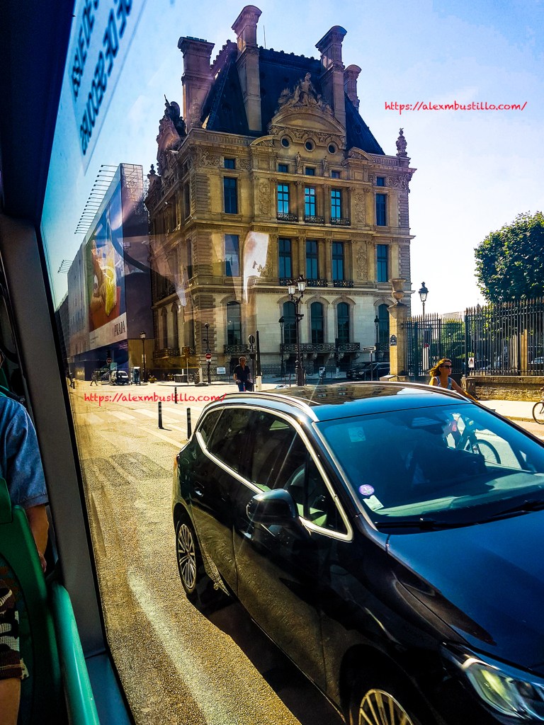 Running Down rue du Rivoli, Paris
