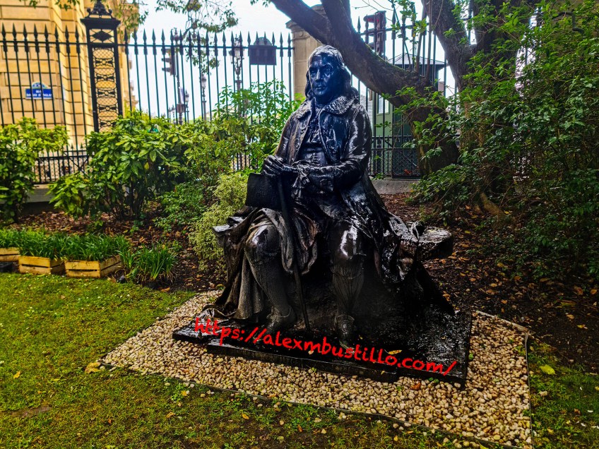 Benjamin Franklin, Rue Boissy d'Anglas at Avenue Gabriel, American Embassy, 8me Arrondissement de Paris