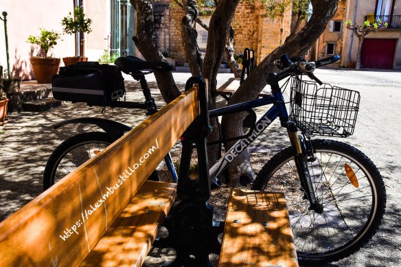 Biking Through Quarante, France