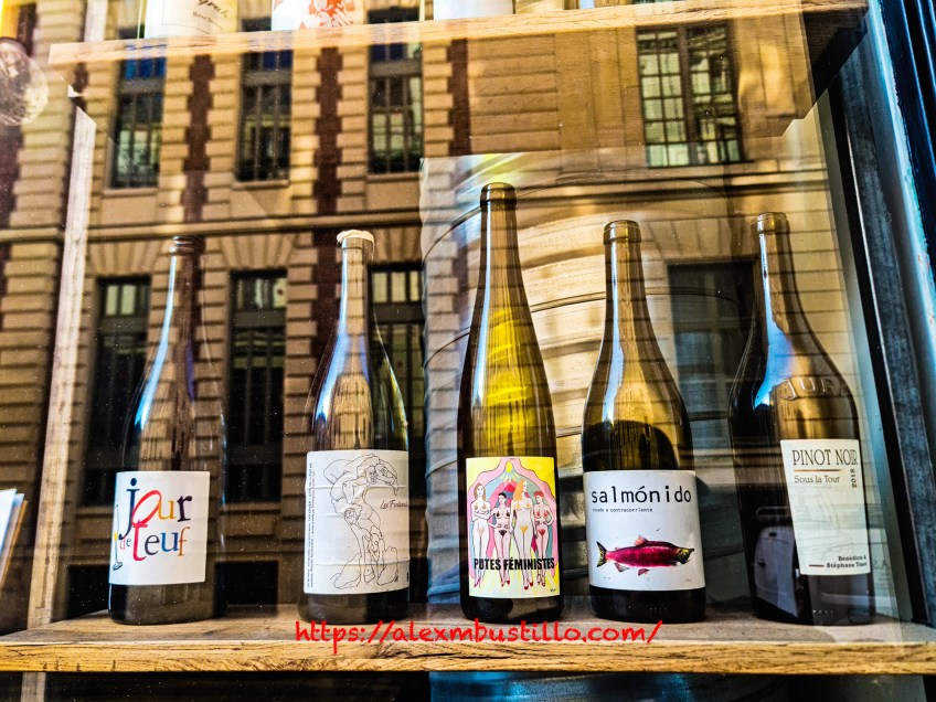 Bibliothèque National France Site Richelieu Putes Féministes 2022 Wine Bottles Portrait