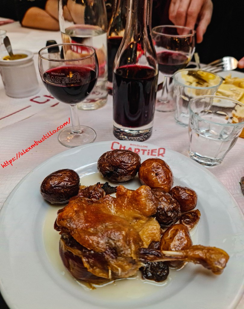 Confit de Canard Pommes Grenailles, Bouillon Chartier, Grands Boulevards, Paris