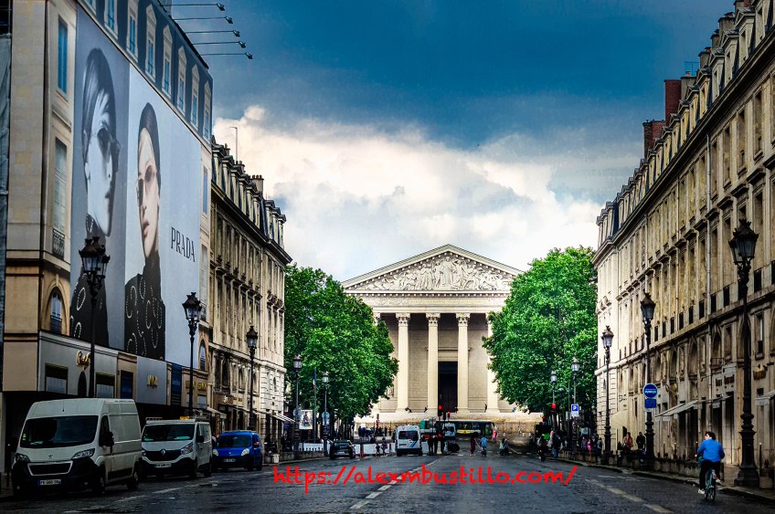 Église de la Madeleine from Rue Royale
