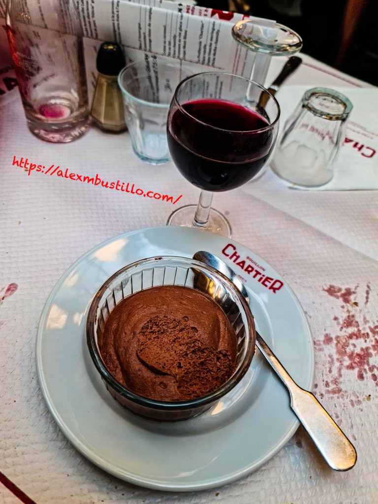 Mousse au Chocolat, Bouillon Chartier Grands Boulevards