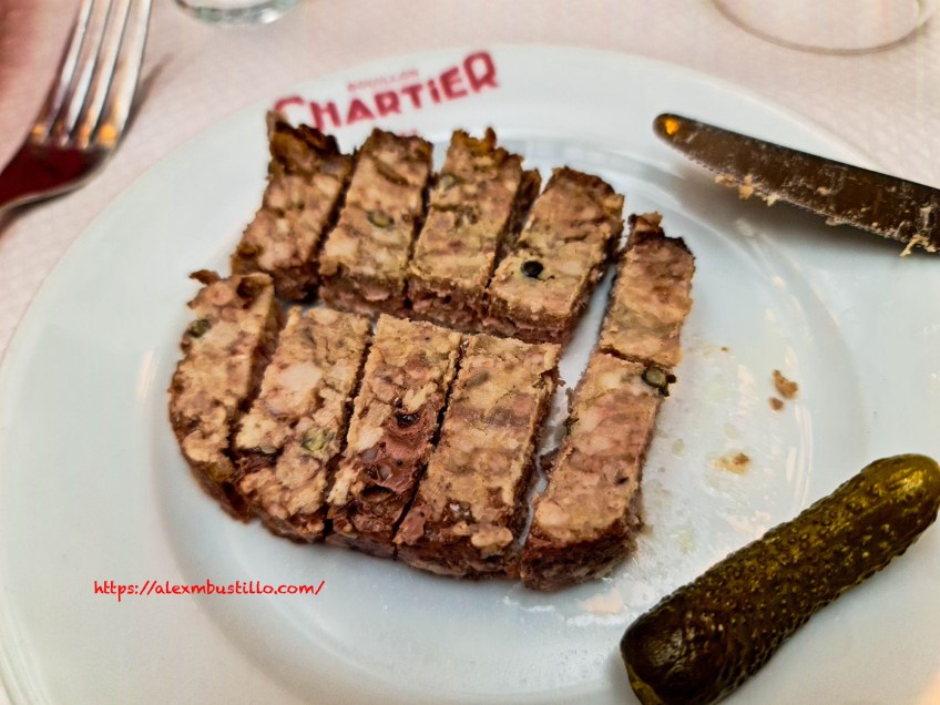 Terrine de Campagne Maison, Bouillon Chartier, Grands Boulevards, Paris