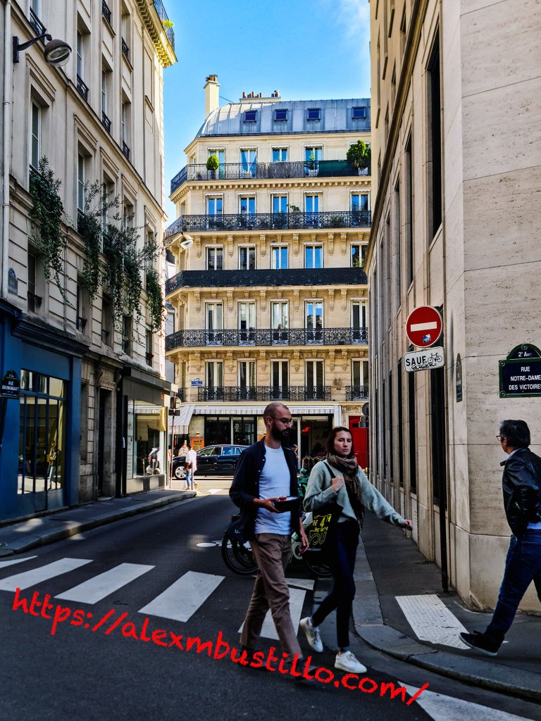 Rue Brogniart at Rue Notre-Dame des Victoires, Paris 2me