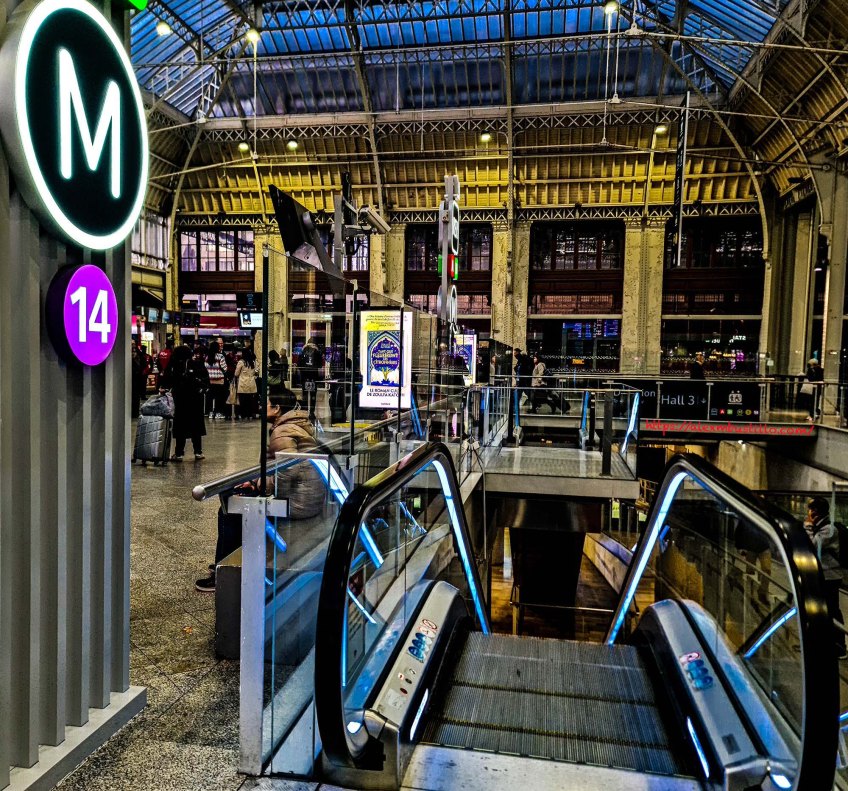 M14, Gare de Lyon, Grand Departs Hall, Paris Portrait