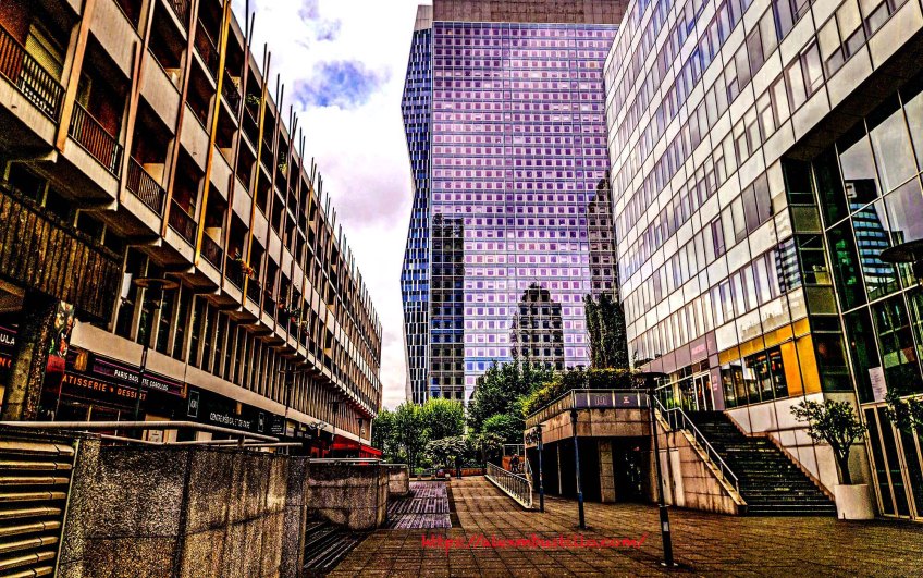 Strolling In Courbevoie, France Quartet II