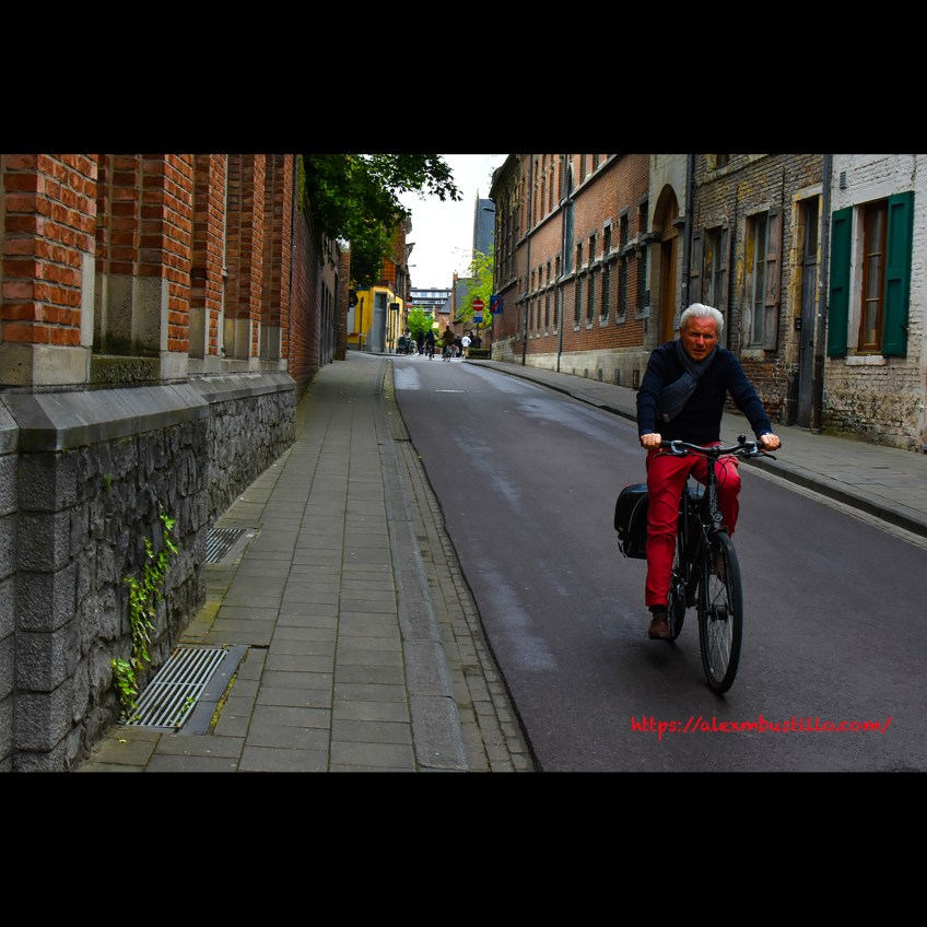 Biking in Louvain