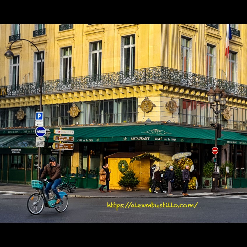 Café De La Paix at Place De l'Opéra Portrait 75009 Paris