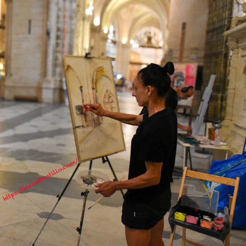 Painting In La Catedral Basílica Metropolitana de Santa María De Burgos