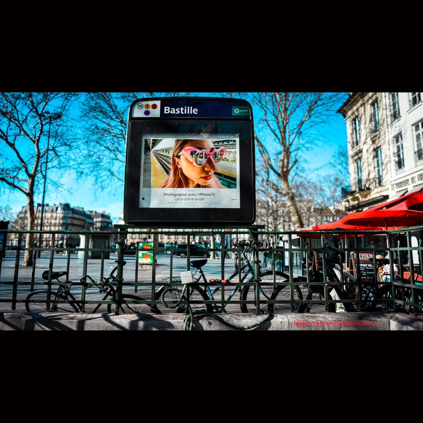 Place de la Bastille, Metro Bastille 75004 Paris