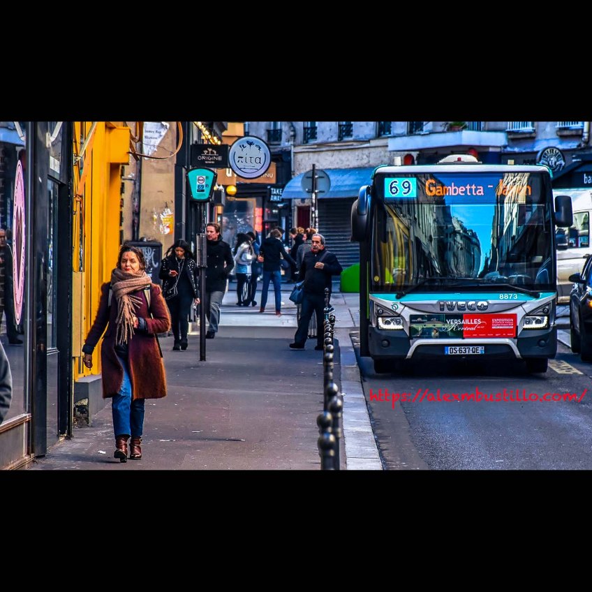RATP Bus 69 Gambetta-Japon, Rue Saint-Maur 75011 Paris